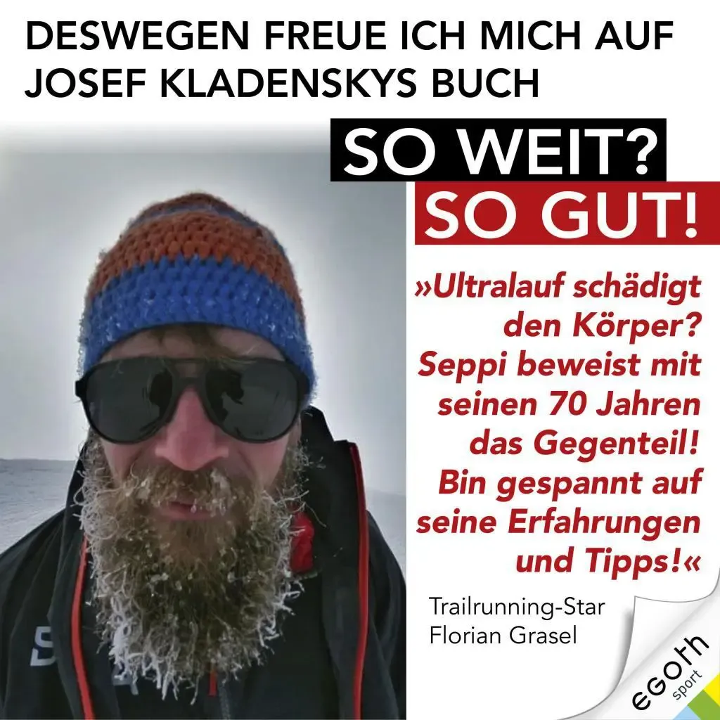 Buch von Josef Kladensky über Ultralauf und würdevolles Altern im Sport