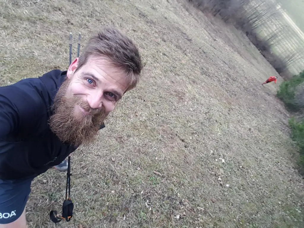 Florian Grasel und Jerry Küpfer beim Trailtraining in Bad Erlach