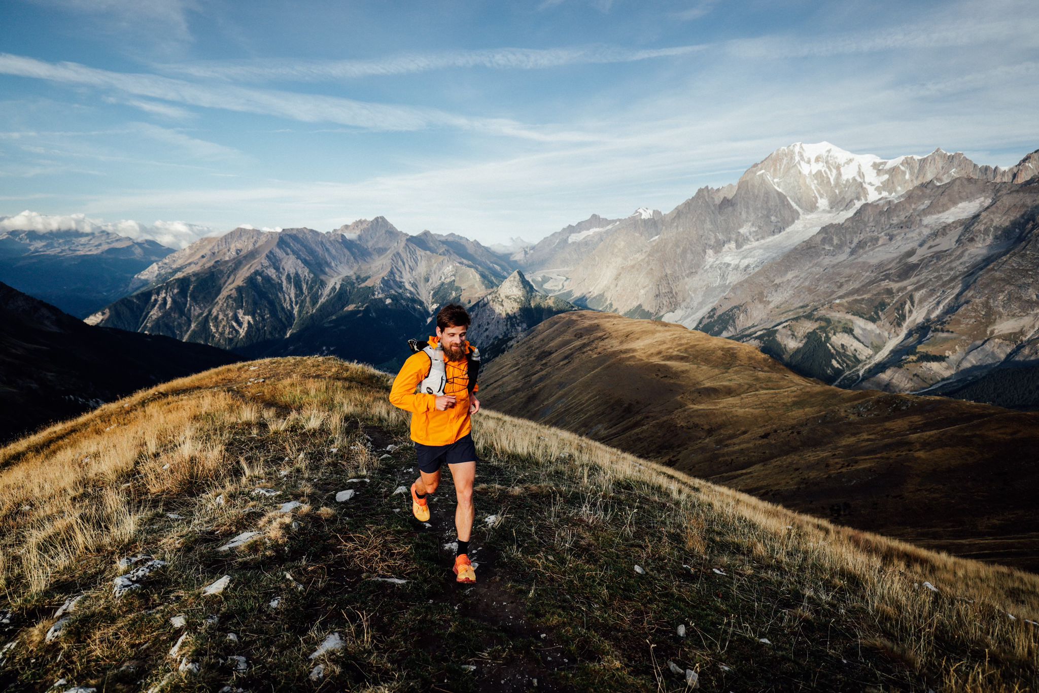 Florian Grasel mit BOA Ausrüstung beim Ultra Trail Running