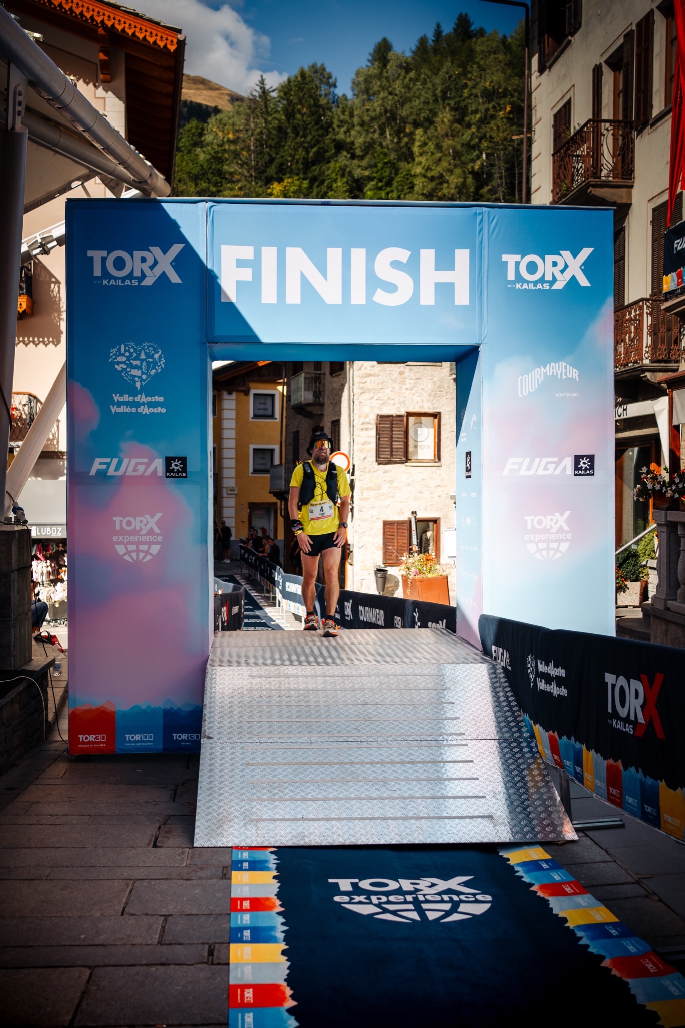 Zieleinlauf TOR des Géants